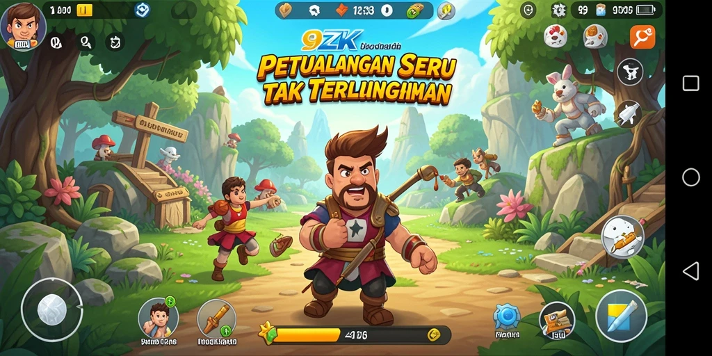 Tampilan gameplay 9ZK yang menakjubkan dalam dunia petualangan.