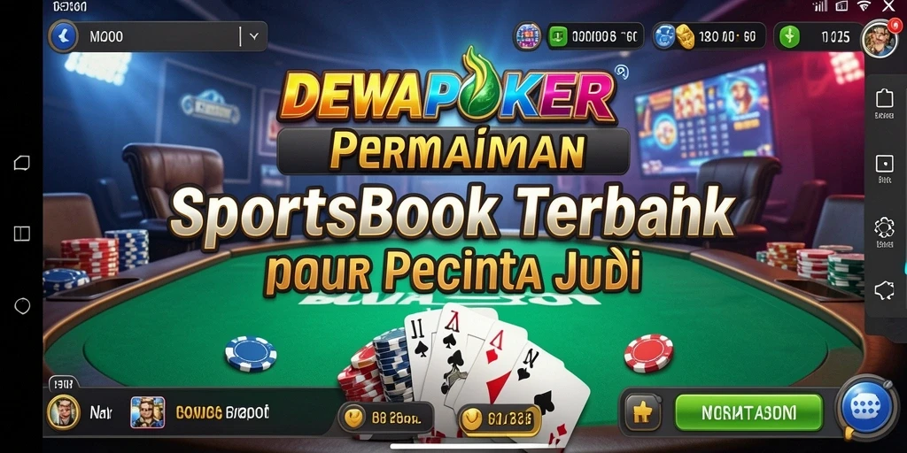 Tampilan gameplay DEWAPOKER yang menarik dan interaktif.