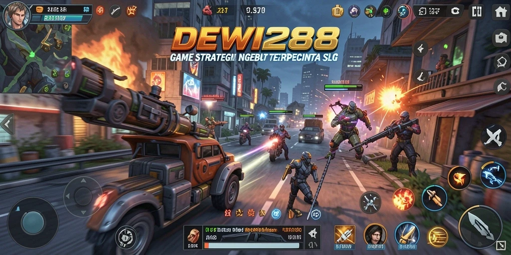 Tampilan permainan DEWI288 yang menakjubkan dan seru.