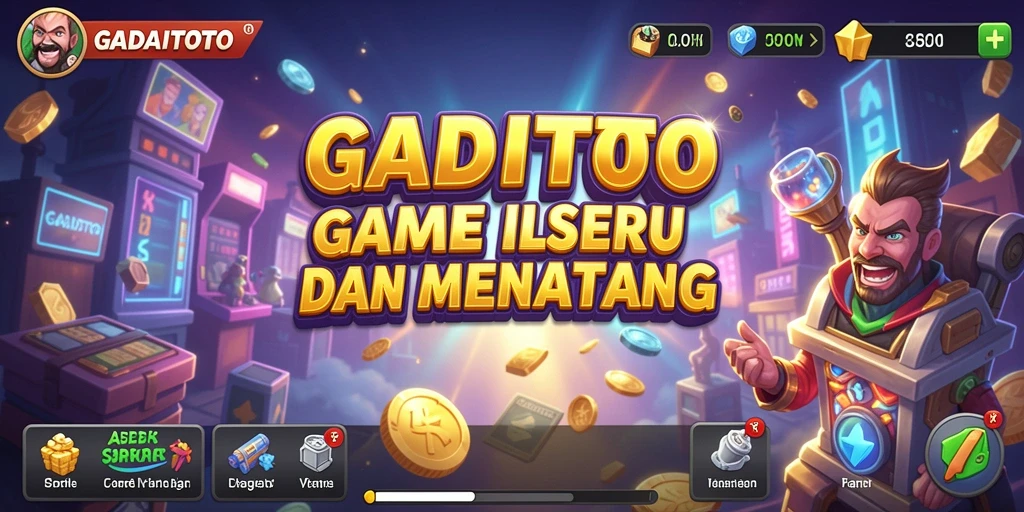 Tampilan gameplay GADAITOTO dengan elemen Idle yang menarik.