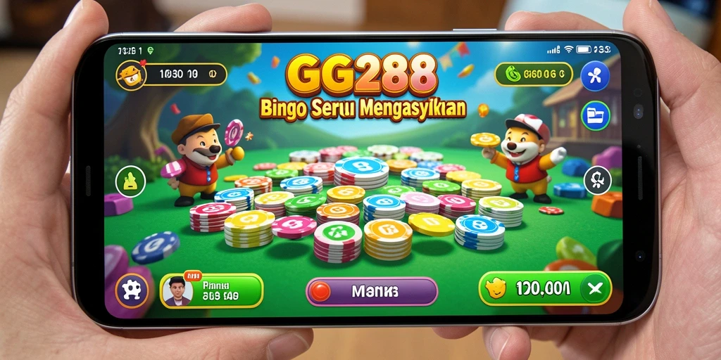 Tangkapan layar gameplay GG288 menampilkan keseruan permainan Bingo.
